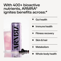 ARMRA Colostrum Soda Huckleberry 12-Pack - ARMRA Colostrum