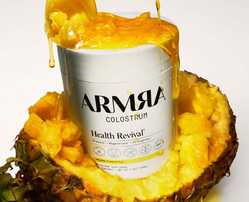 Armra jar of pineapple-flavored preserve