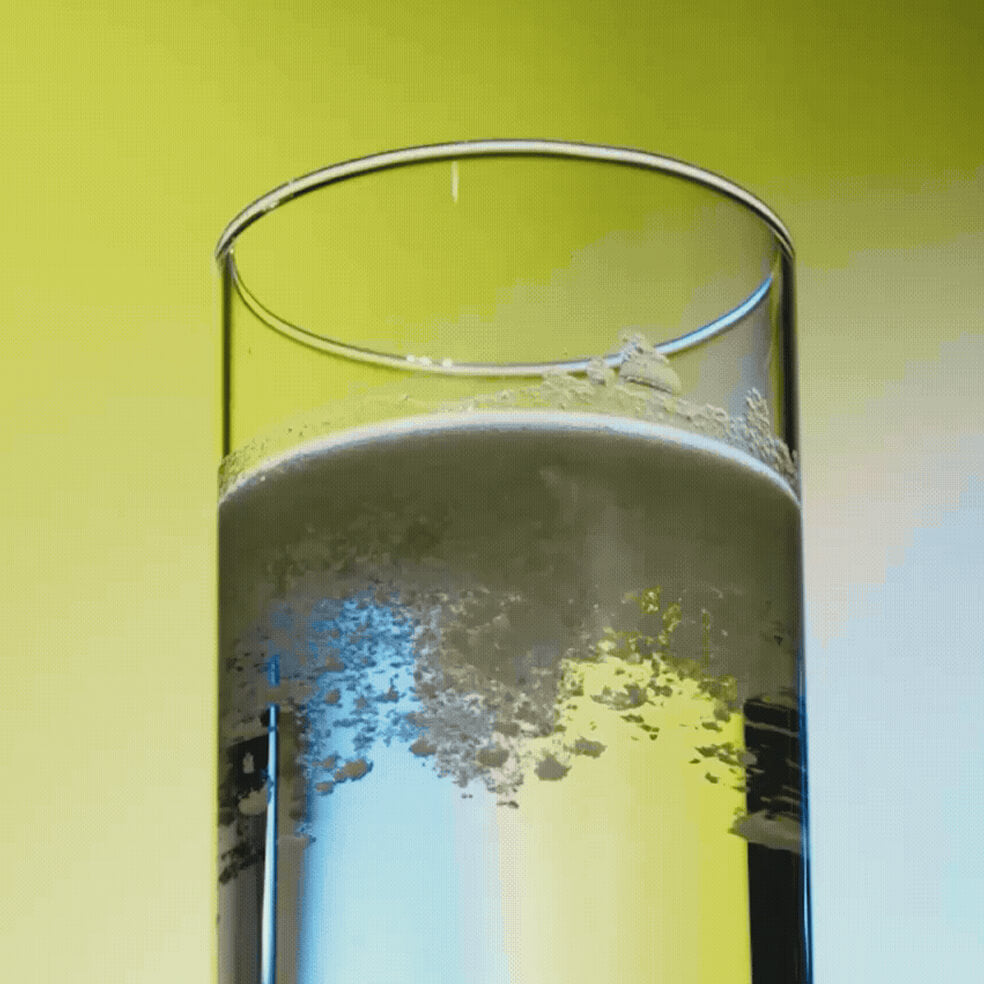 Glass with a colostrum