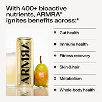 ARMRA Colostrum Soda Pear Ginger 12-Pack - ARMRA Colostrum