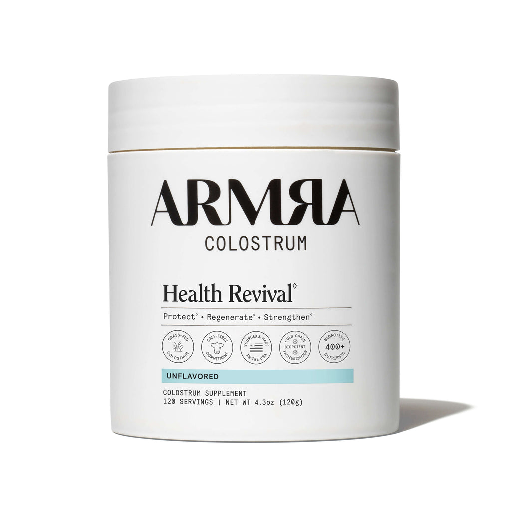 ARMRA Colostrum Unflavored Jar: Pure, Potent ARMRA Jar For Optimal Health